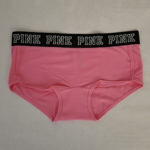 🔥💕NWT PINK Victoria's secret Sexy Boyshort shortie panties logo Medium